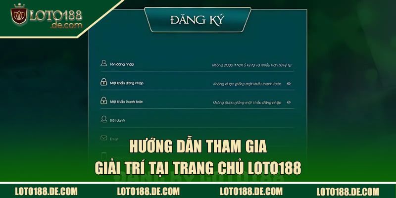 LOTO188 | Cổng Lô Đề Xanh Chính Uy Tín Số #1 Việt Nam 39 Quy trình tham gia giải trí